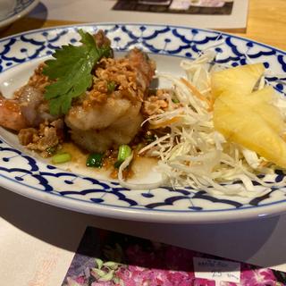 エビのニンニク炒め(タイ料理レストラン ナムチャイ所沢)