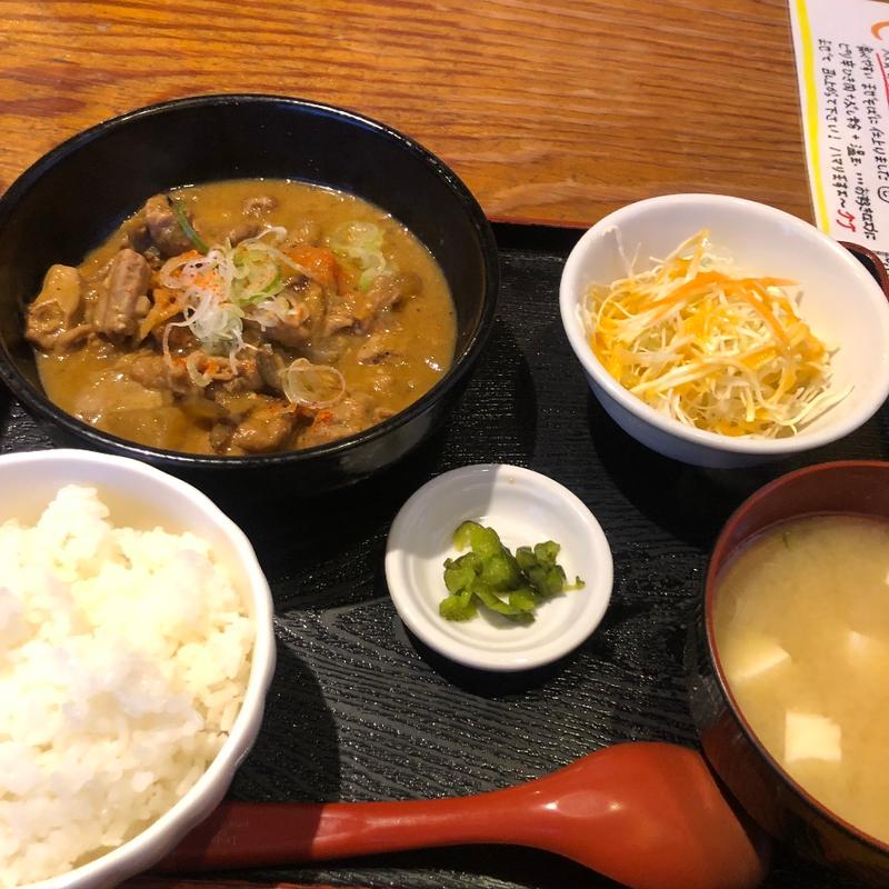 もつ煮定食(宇都宮タンメン 本店)