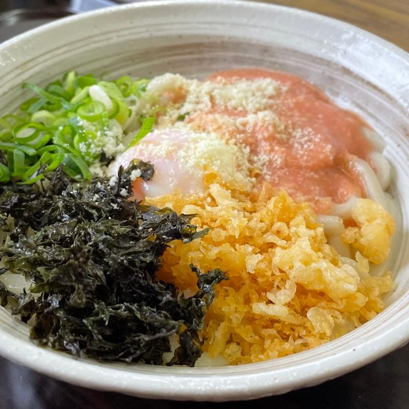 温玉明太チーズうどん(八割うどん)