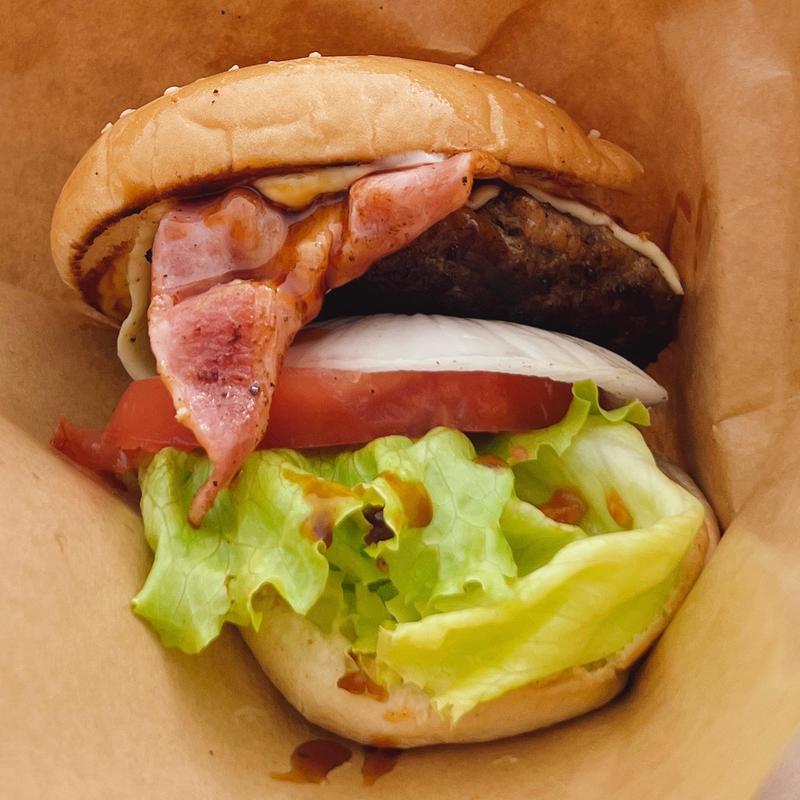 テリヤキベーコンチーズバーガー(肉フェスＶＩＰ席)