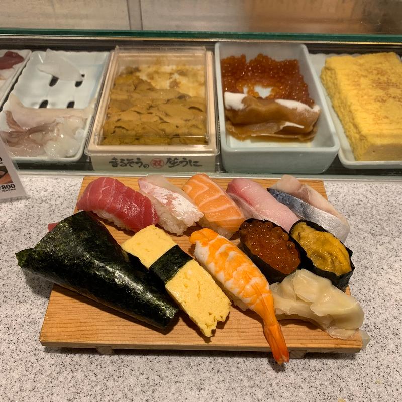 特上一人前セット(築地すし好 粋 アトレ川崎店)