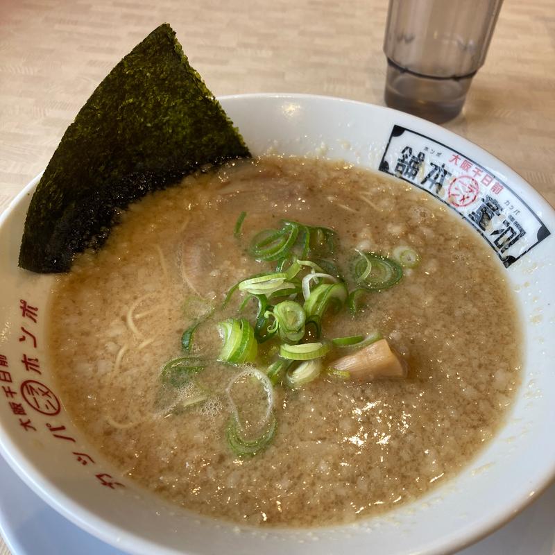 河童ラーメン（濃いめ）(河童ラーメン本舗 東大阪店)