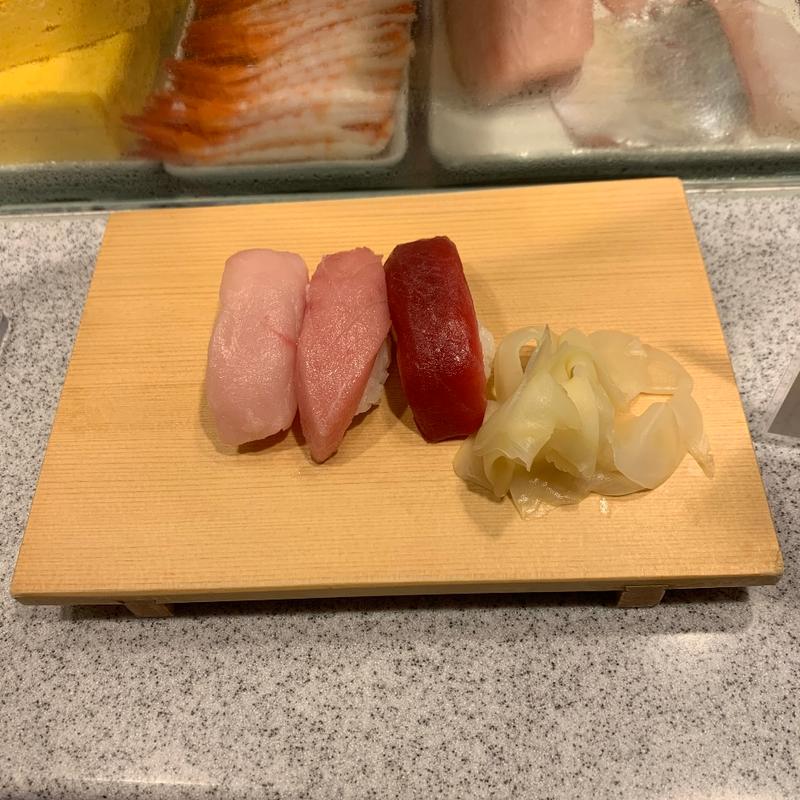 まぐろ三種盛(築地すし好 粋 アトレ川崎店)