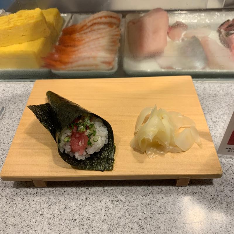 ねぎとろ巻（手巻）(築地すし好 粋 アトレ川崎店)