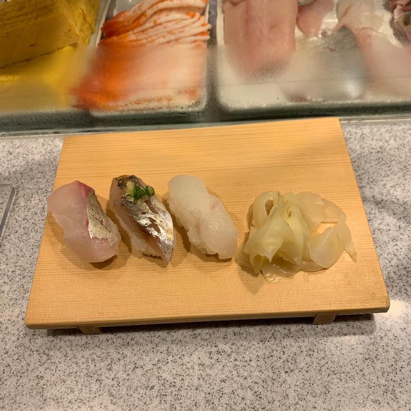 初夏の三種盛(築地すし好 粋 アトレ川崎店)