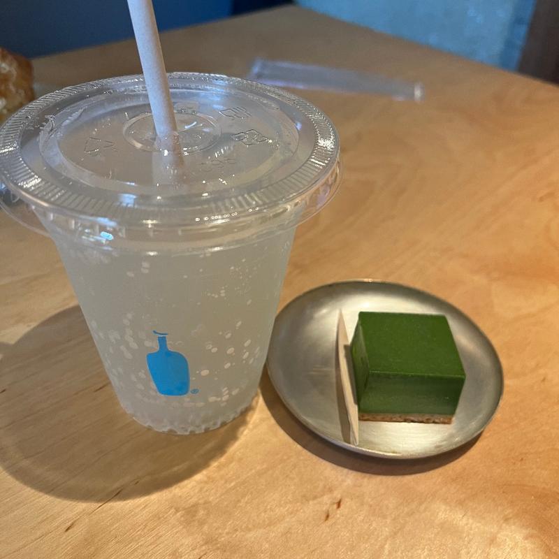 レモネードと抹茶テリーヌ(ブルーボトルコーヒー京都カフェ)