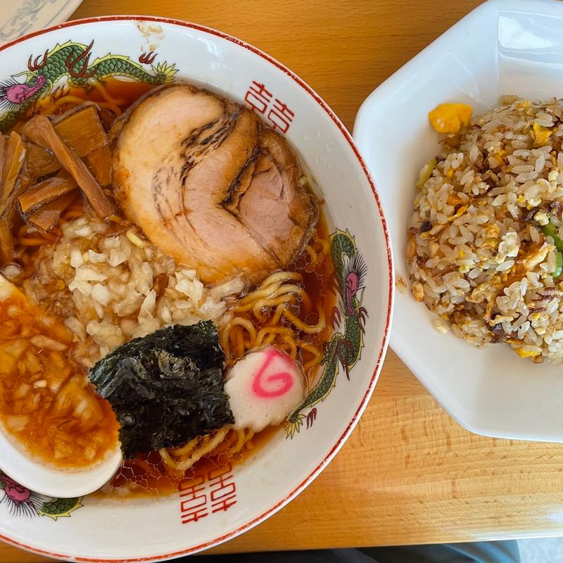 ラーメン＋半チャーハン(らーめんおゆう)