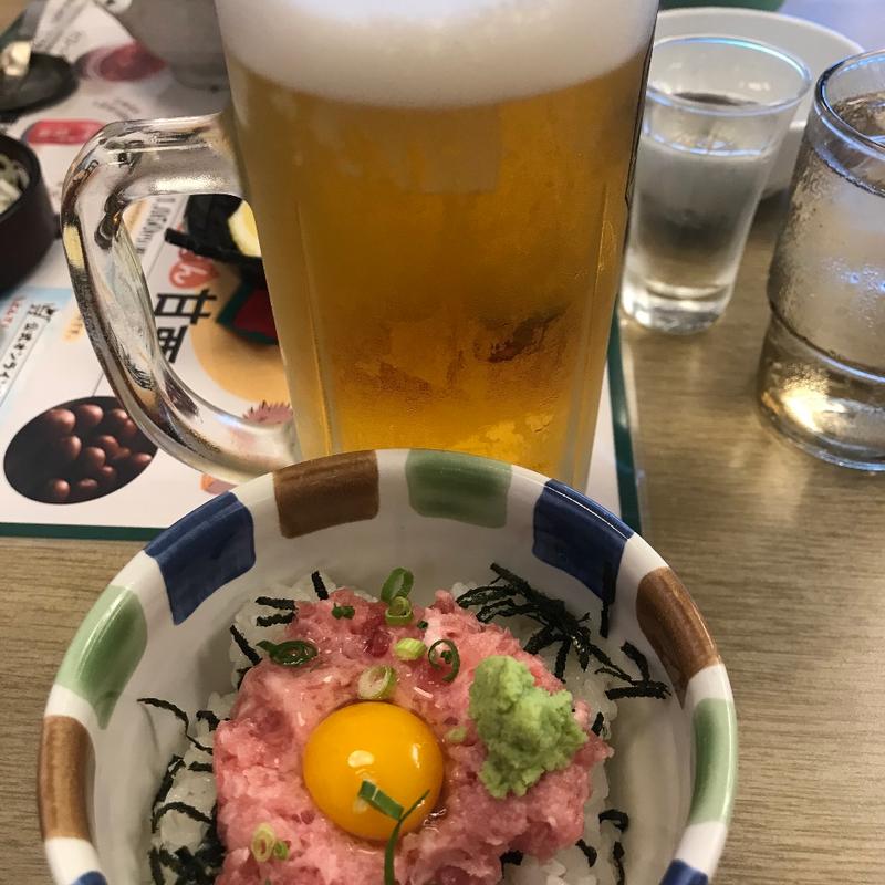 ミニねぎトロ丼(とんでん 越谷南荻島店)