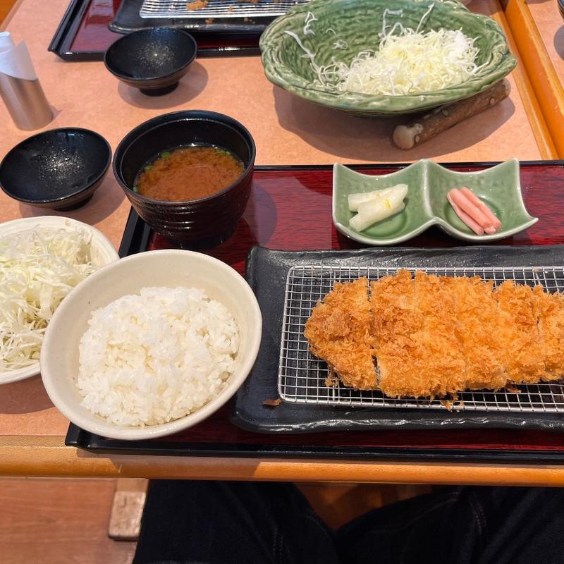 とんかつ定食(とんかつ新宿さぼてん 橋本ミウィ店)