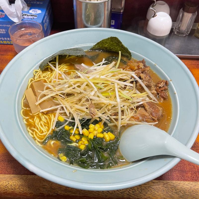 ネギラーメン＋ナンコツ(ラーメンショップ 大神保店)
