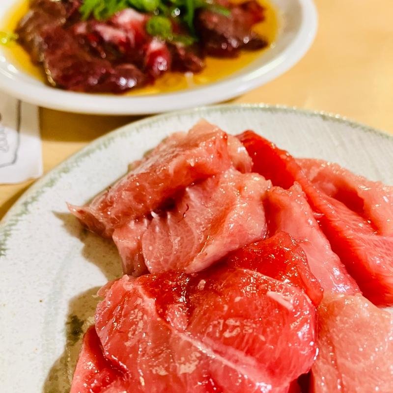 マグロトロ切り落とし　マグロの血合(海鮮うまいもんや 浜海道 春日本店)