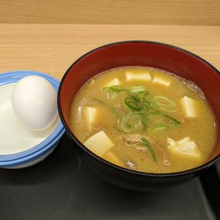 豚汁生玉子セット(松屋 横浜店 )