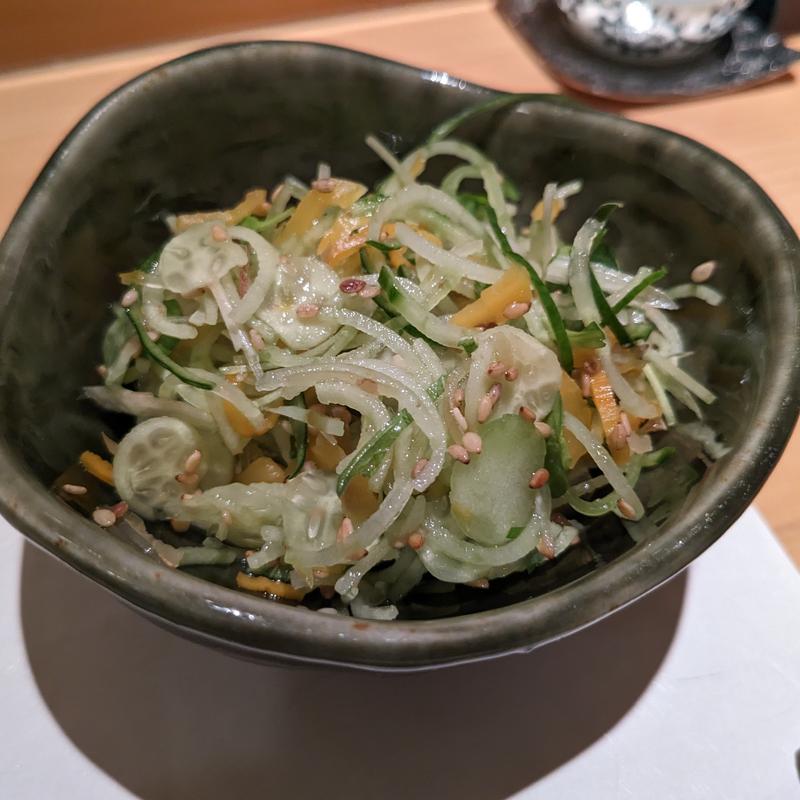 お新香サラダ(波やし)