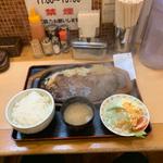 牛サーロインステーキ定食(バーグ 浅田店)