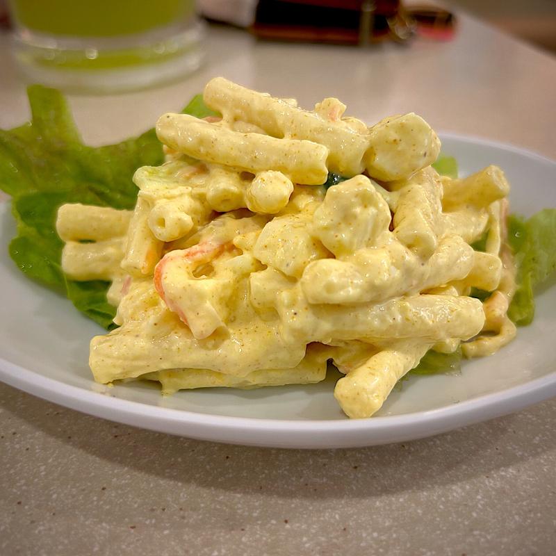 マカロニサラダ カレー風味(串カツ田中 tekuteながまち店)