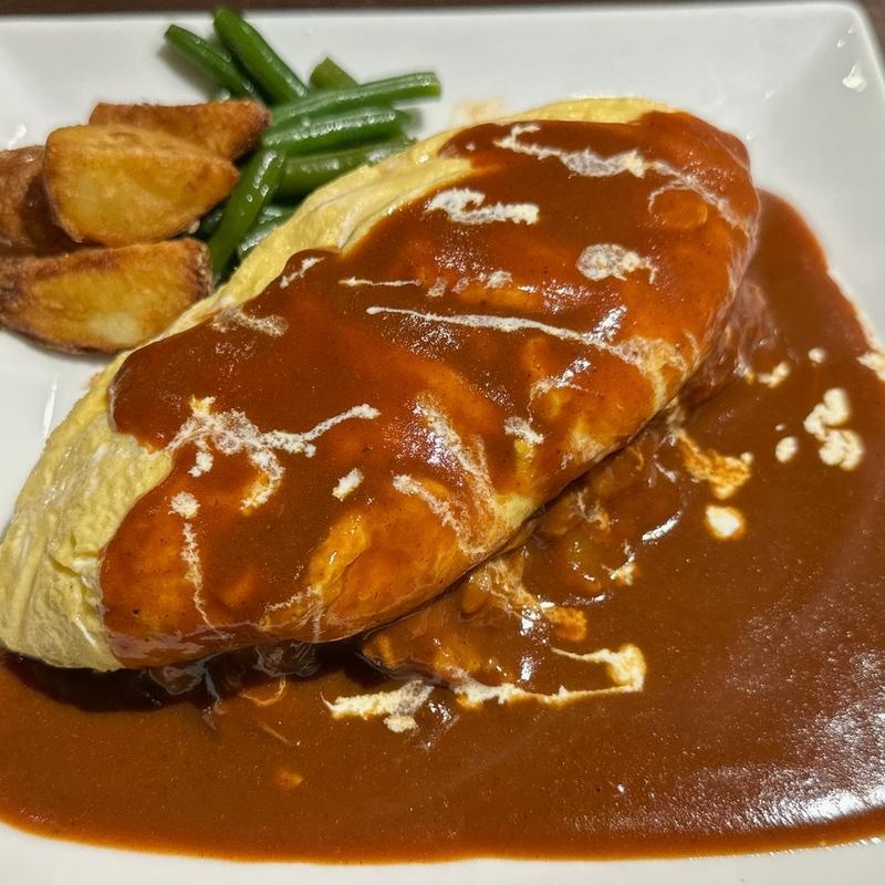 オムライス(ハンバーグレストラン＆ワインバル アッシェ)