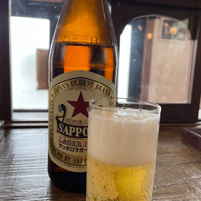 ビール(蕎麦切り ヤルダ(旧掛塚郵便局局舎))