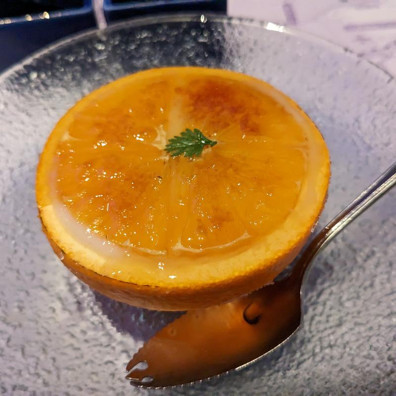 自家製オレンジブリュレ(白石家 )