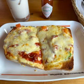 たっぷりたまごのピザトースト(コメダ珈琲店 １５５号線常滑店)