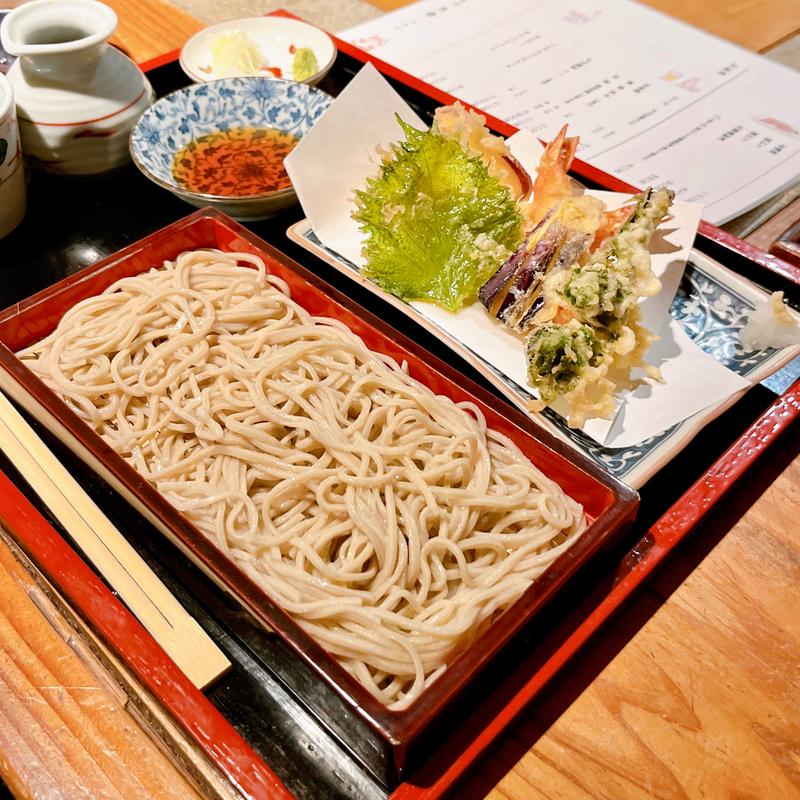 海老の天せいろ(月舎 （つきや）)