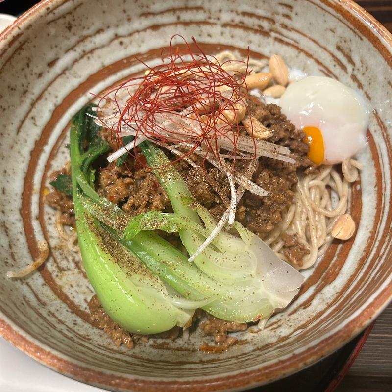 初代へいぞう汁なし坦々麺 揚げ餃子付き(中華へいぞう)