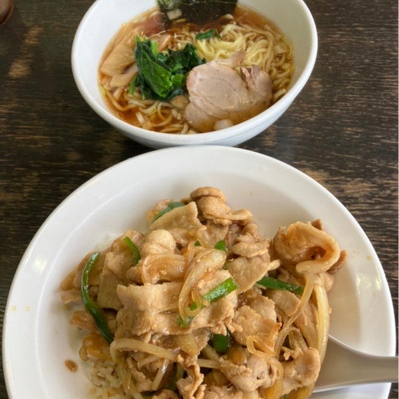 Bセット(焼肉丼、ミニラーメン)(南京亭 国立店 )