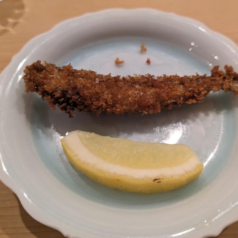 天竜川産稚鮎フライ(恵比寿えんどう)