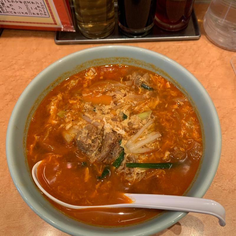 カルビスープ(元祖ニュータンタンメン本舗 京町店)