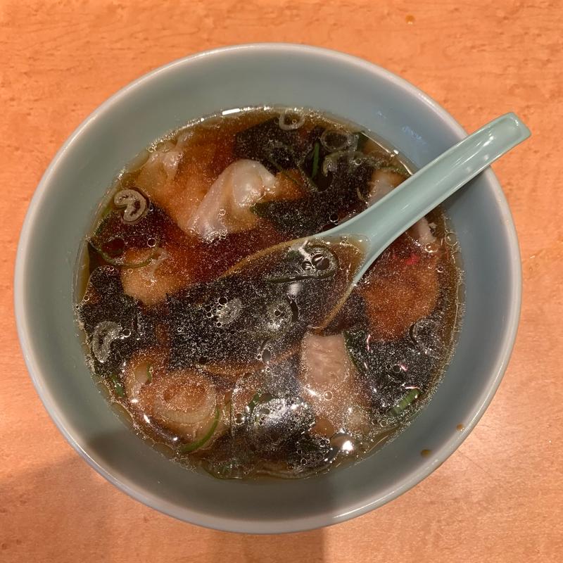 ワンタンスープ(元祖ニュータンタンメン本舗 京町店)