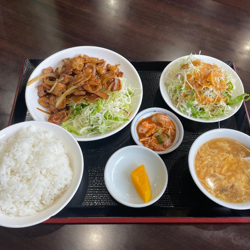 しょうが焼きランチ(台湾料理　四季紅 館林店 )
