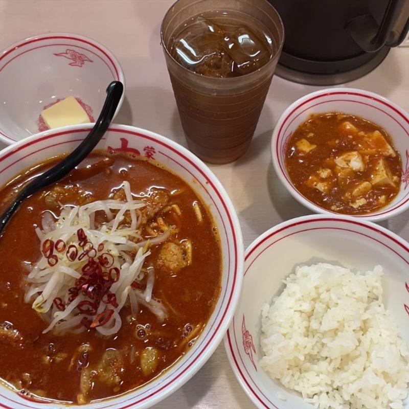 極北極定食　バター(蒙古タンメン中本 御徒町店)