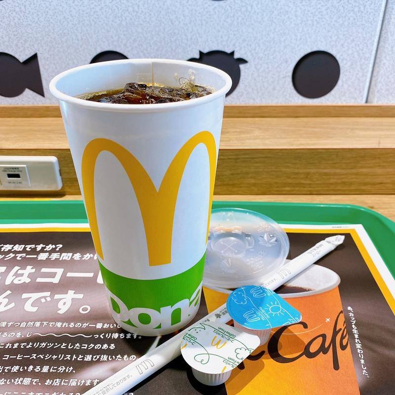 アイスプレミアムローストコーヒー(L)(マクドナルド 平針店)