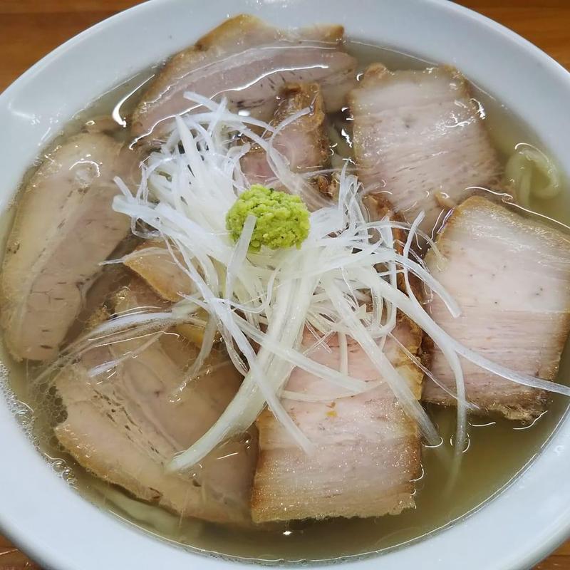 山葵潮ラーメン 肉増し(あじ庵食堂 )