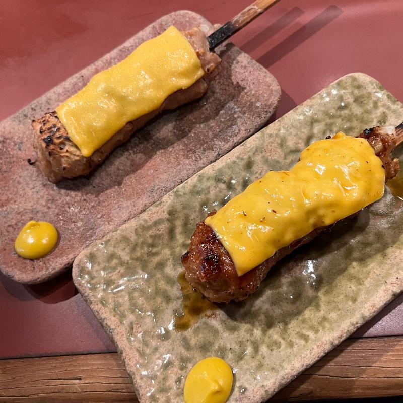 つくね　チーズ　塩(炭火焼とり 安喜（あき）)