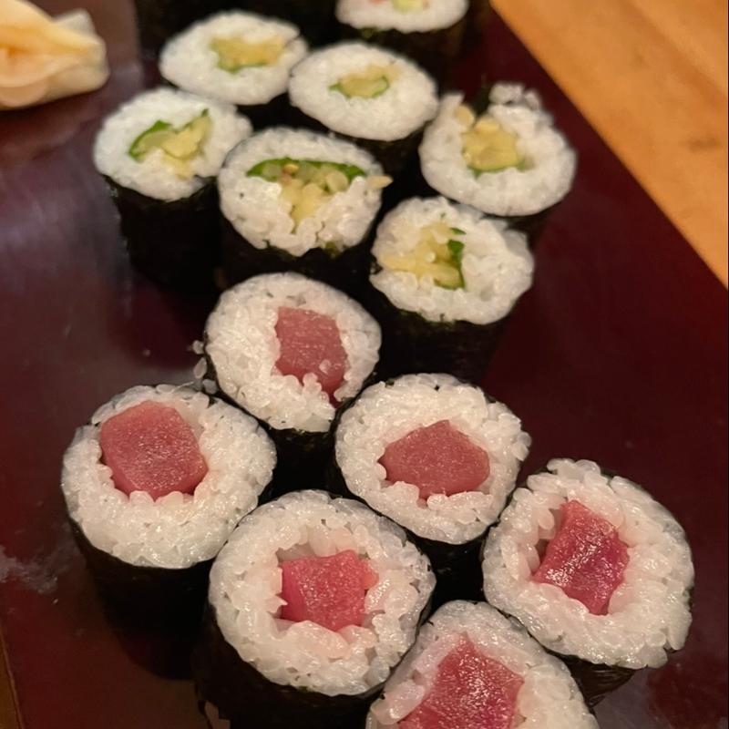 細巻き三種（鉄火巻・梅きゅう巻・おしんこ巻）(本格板前居酒屋 お魚総本家 月島店)