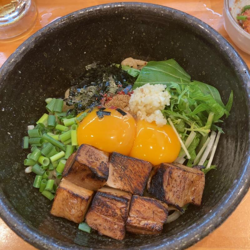 まぜそば卵黄W(麺屋いっちょう 東海店)