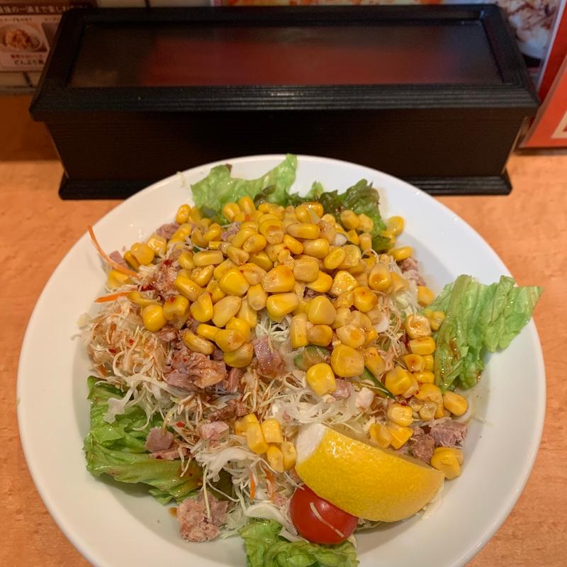 タンタンサラダ(元祖ニュータンタンメン本舗 京町店)