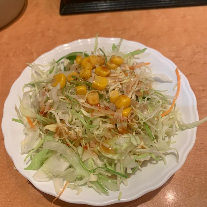 ミニサラダ(元祖ニュータンタンメン本舗 京町店)