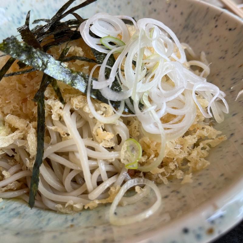 冷やしたぬき(そば乃青山亭)