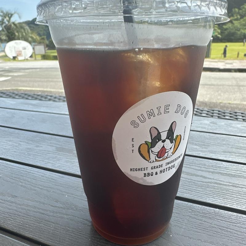 アイスコーヒー(海の家SUMIEDOG)