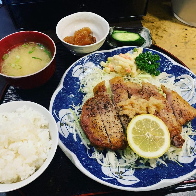 ロースソテー(明石焼梅鉢)