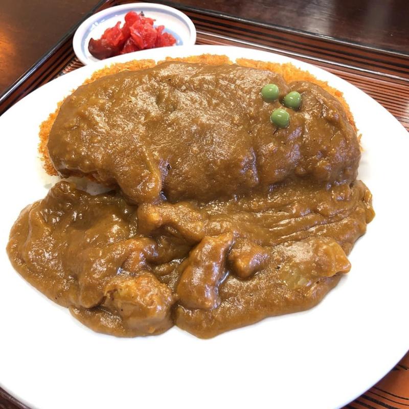 カツカレー(大山ドライブイン )