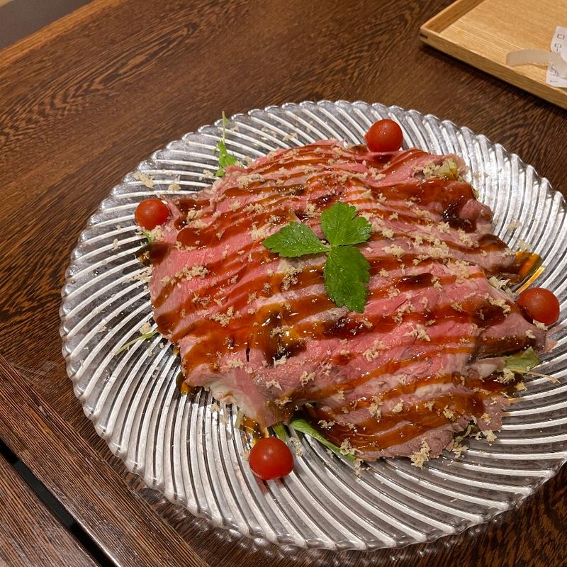 ローストビーフサラダ(泊舟)