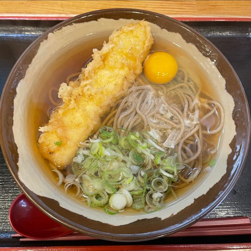 いか天そば(大船そば)