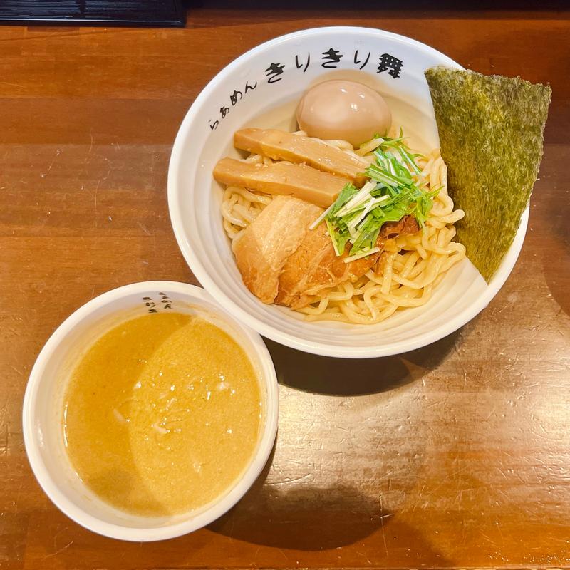 カキとアサリの濃厚つけめん(きりきり舞 )