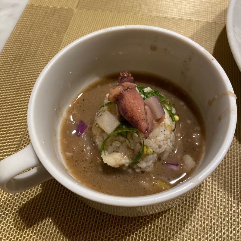 蛍烏賊らぁめんのリゾット(メンショー サン フランシスコ （MENSHO SAN FRANCISCO）)