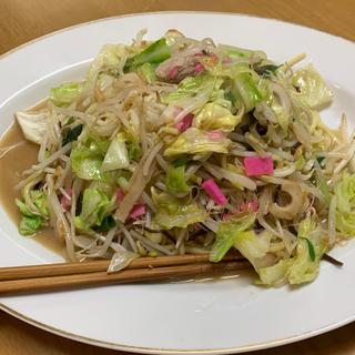 皿うどん　太麺(伏見屋食堂 )