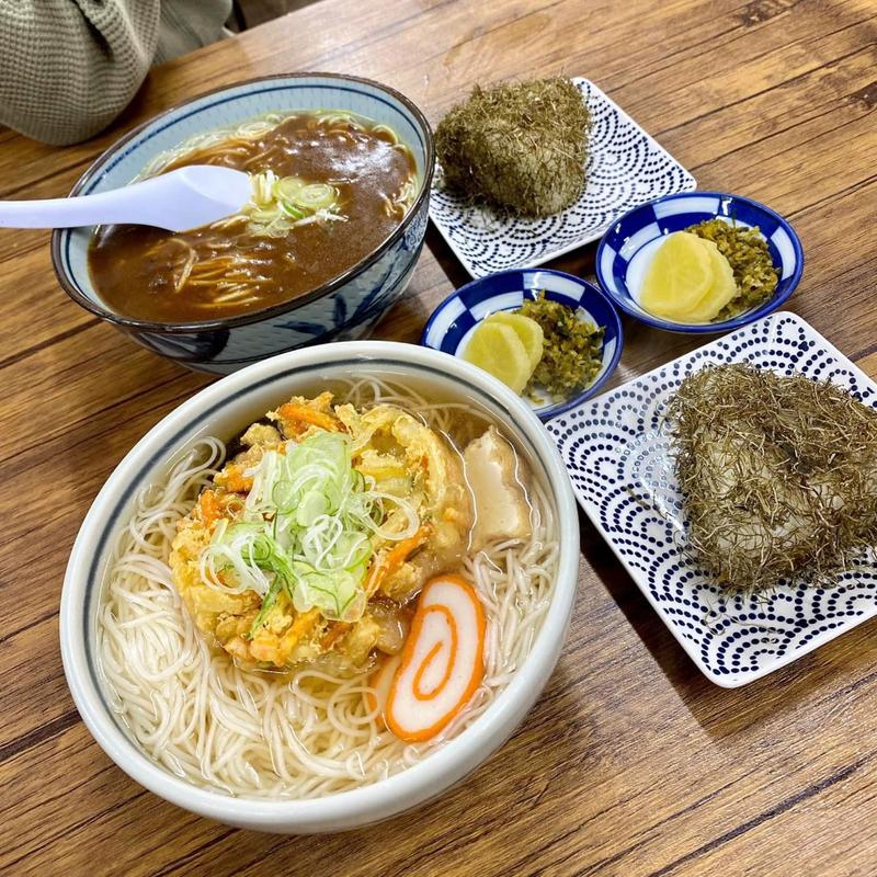 かき揚げにゅうめん カレーにゅうめん(そうめん金龍 大岩店)