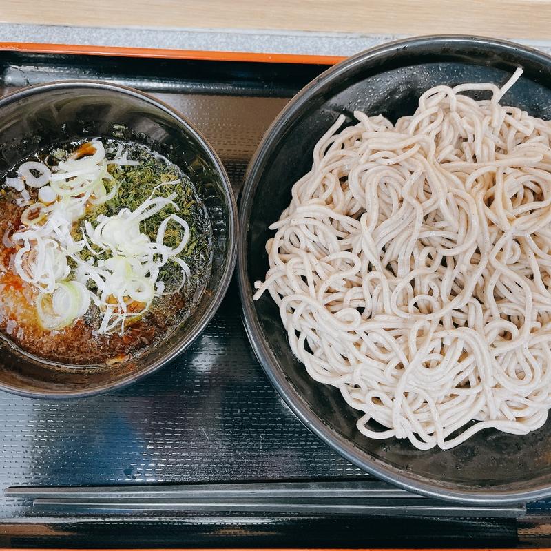 海苔つけそば(駅そば 道中そば 五反田)