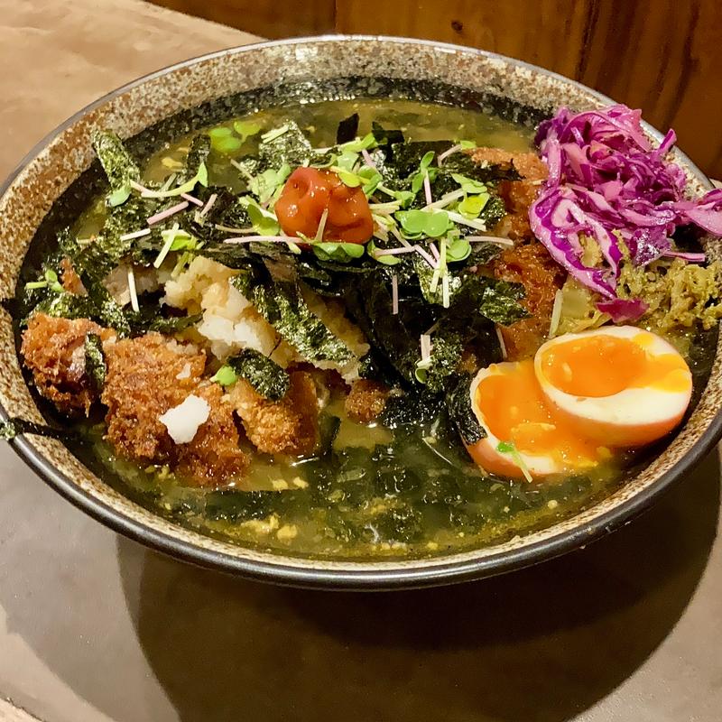 はらいそとんかつカレー茶漬け 並盛り+半熟煮卵ピクルス(はらいそSparkle)